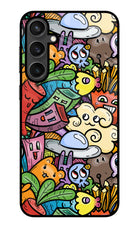 Veggie Doodle Samsung S23 FE 5G Glass Case