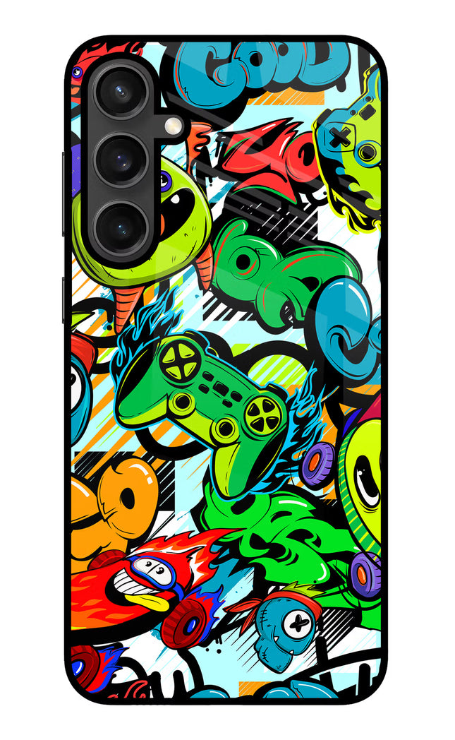 Game Doodle Samsung S23 FE 5G Glass Case