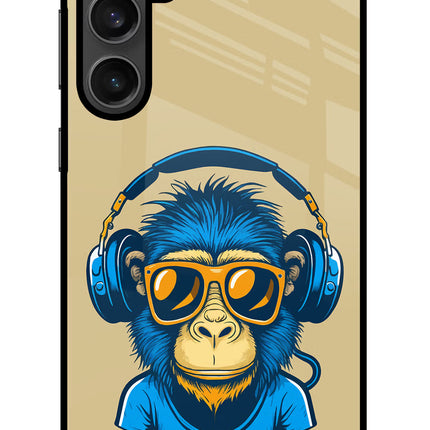 Monkey Headphone Samsung S23 FE 5G Glass Case