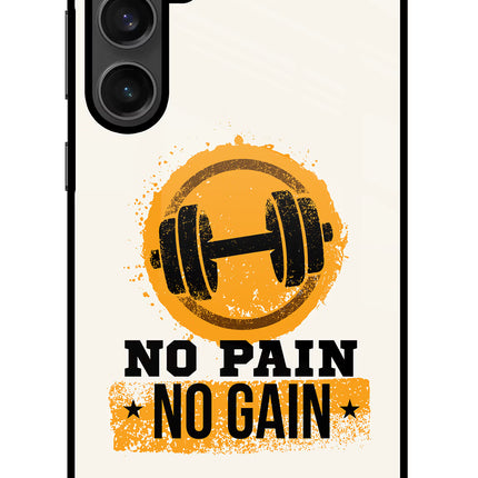 No Pain No Gain Samsung S23 FE 5G Glass Case