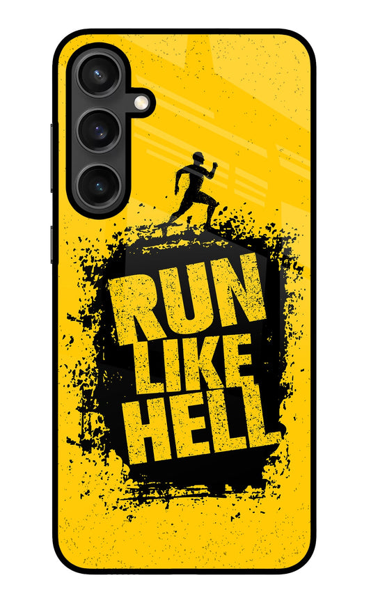 Run Like Hell Samsung S23 FE 5G Glass Case