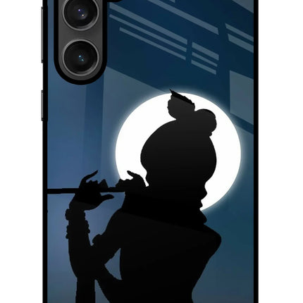 Shri Krishna Silhouette Samsung S23 FE 5G Glass Case