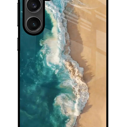 Ocean Beach Samsung S23 FE 5G Glass Case