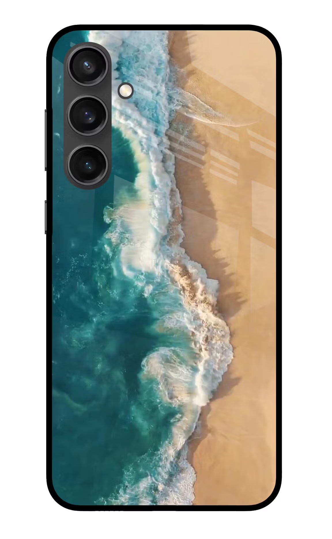 Ocean Beach Samsung S23 FE 5G Glass Case Back Cover by Casekaro
