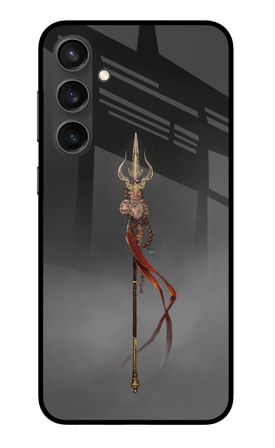 Shiv Trishul Samsung S23 FE 5G Glass Case Back Cover by Casekaro