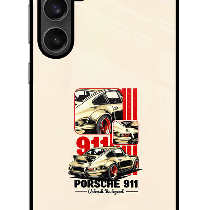 Classic Porsche 911 Samsung S23 FE 5G Glass Case