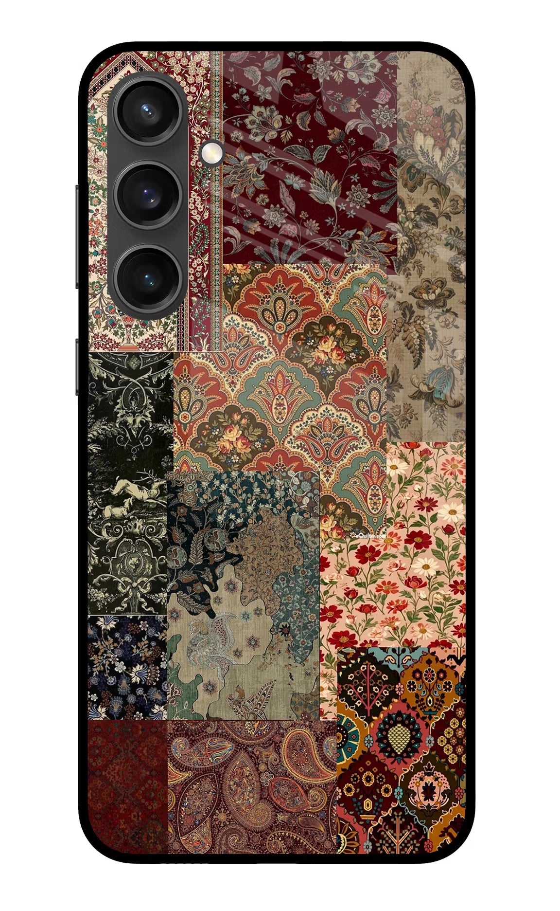 Desi Print Samsung S23 FE 5G Glass Case Back Cover by Casekaro