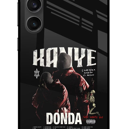 Donda Kanye West Samsung S23 FE 5G Glass Case Back Cover by Casekaro