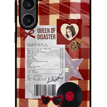 Queen of Disaster Samsung S23 FE 5G Glass Case