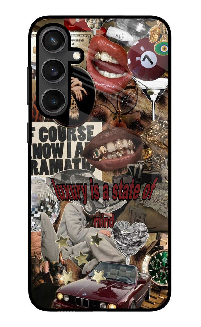 Luxury Samsung S23 FE 5G Glass Case