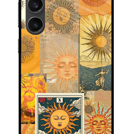 Sun Samsung S23 FE 5G Glass Case Back Cover by Casekaro