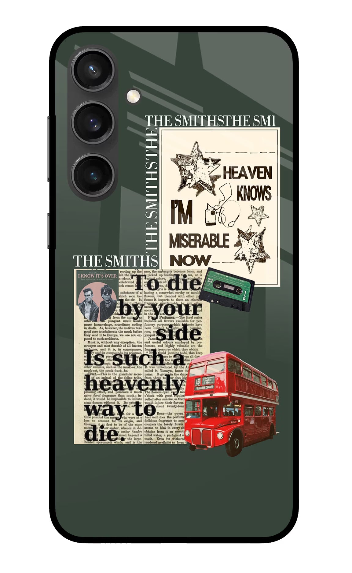 The Smiths Samsung S23 FE 5G Glass Case Back Cover by Casekaro