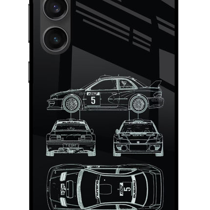 WRC'99 Samsung S23 FE 5G Glass Case Back Cover by Casekaro