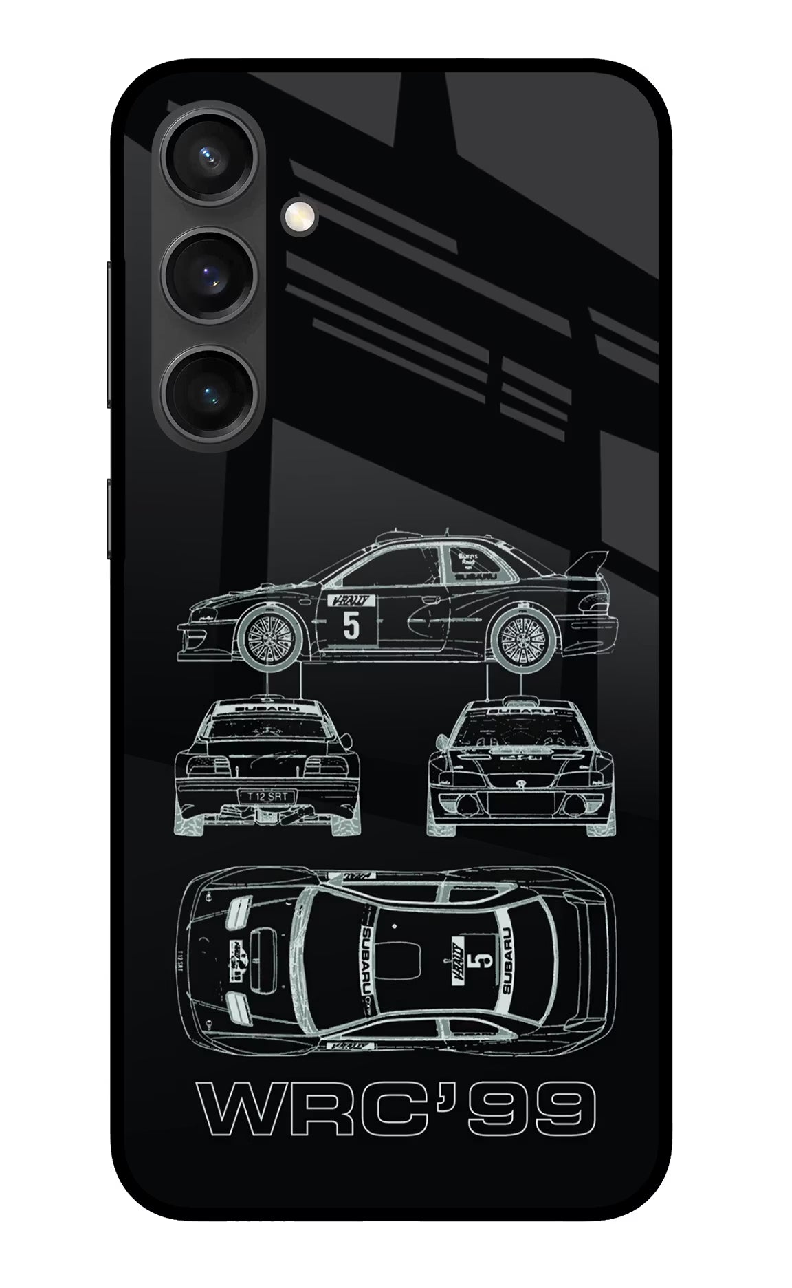 WRC'99 Samsung S23 FE 5G Glass Case Back Cover by Casekaro