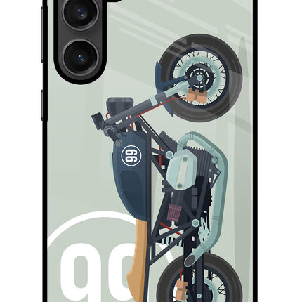 Classic Cafe Racer 99 Samsung S23 FE 5G Glass Case