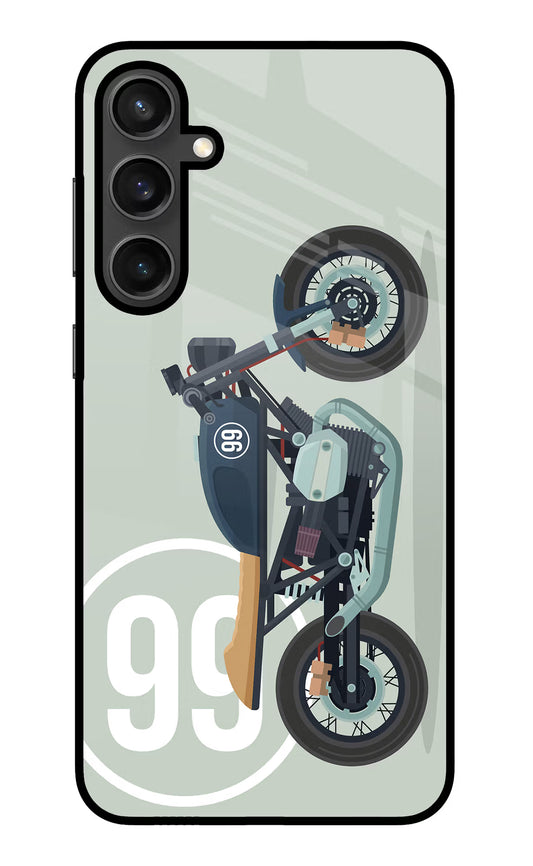 Classic Cafe Racer 99 Samsung S23 FE 5G Glass Case
