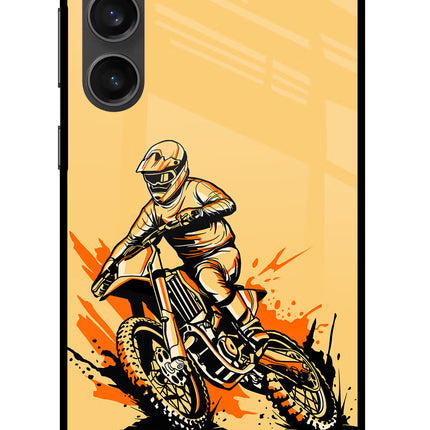 Off-Road Fury Samsung S23 FE 5G Glass Case Back Cover by Casekaro