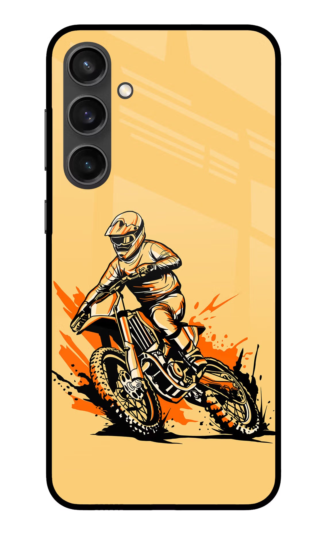 Off-Road Fury Samsung S23 FE 5G Glass Case Back Cover by Casekaro