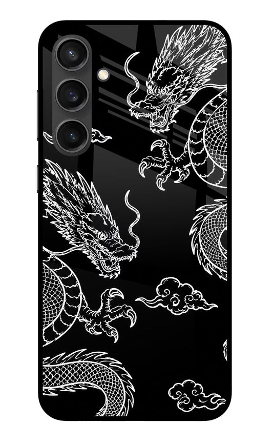 Twin Dragons Samsung S23 FE 5G Glass Case