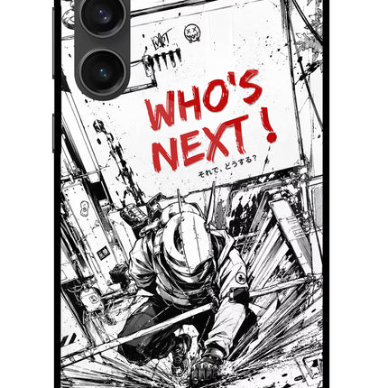 Who's Next Samsung S23 FE 5G Glass Case Back Cover by Casekaro