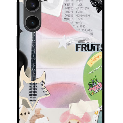 Softcore case Samsung S23 FE 5G Glass Case Back Cover by Casekaro