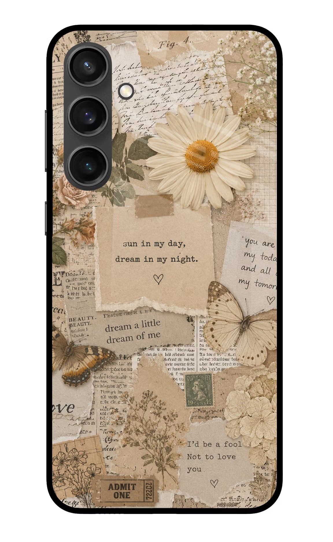Vintage case Samsung S23 FE 5G Glass Case