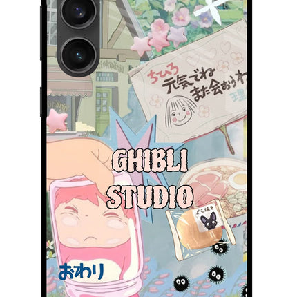 Studio Ghibli Samsung S23 FE 5G Glass Case Back Cover by Casekaro