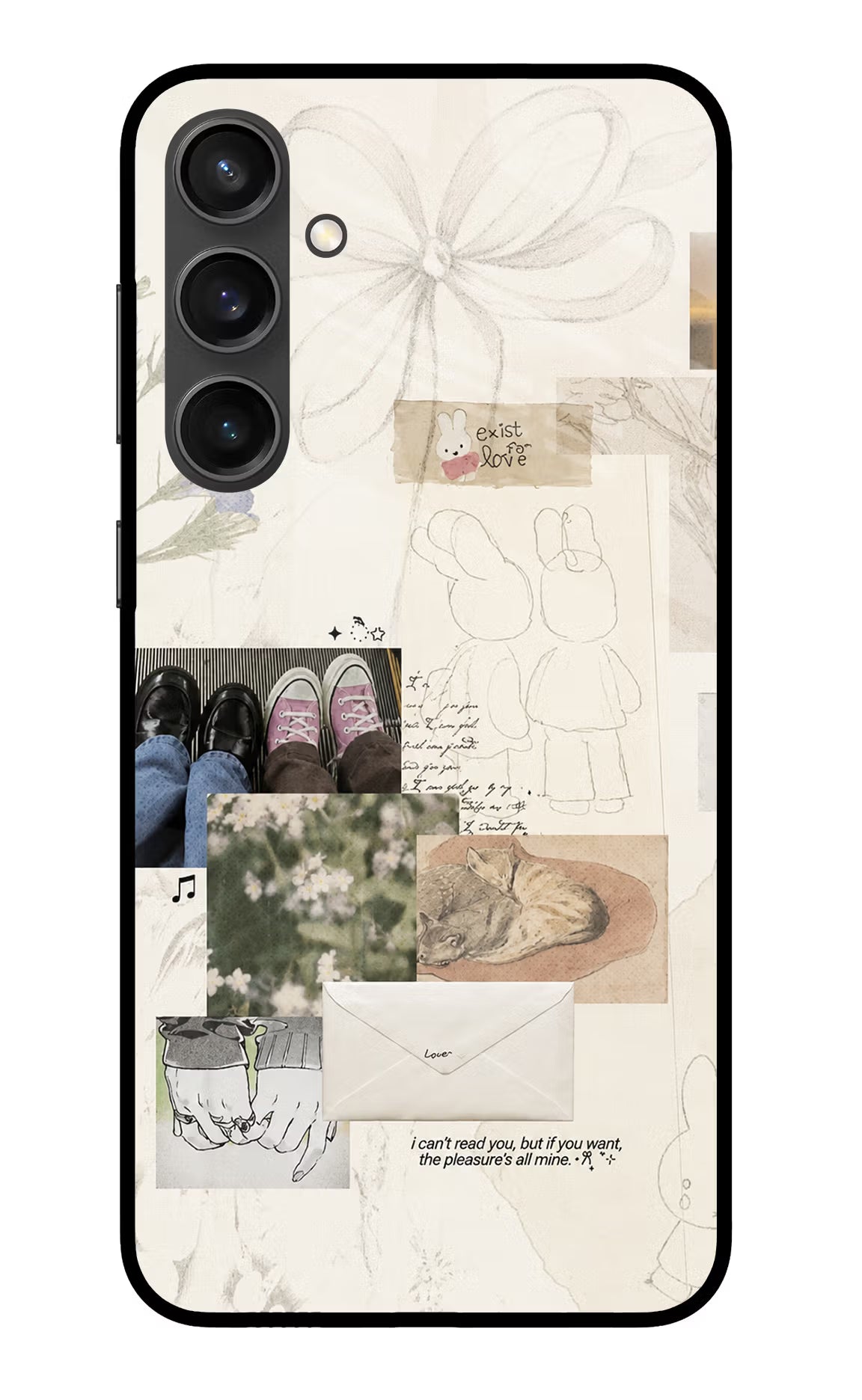Soft Aesthetic Samsung S23 FE 5G Glass Case
