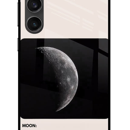 Moon Phase Samsung S23 FE 5G Glass Case Back Cover by Casekaro