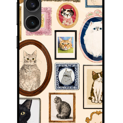 Mirror Cats Samsung S23 FE 5G Glass Case Back Cover by Casekaro