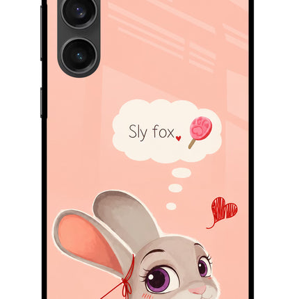 Judy Charm Samsung S23 FE 5G Glass Case Back Cover by Casekaro