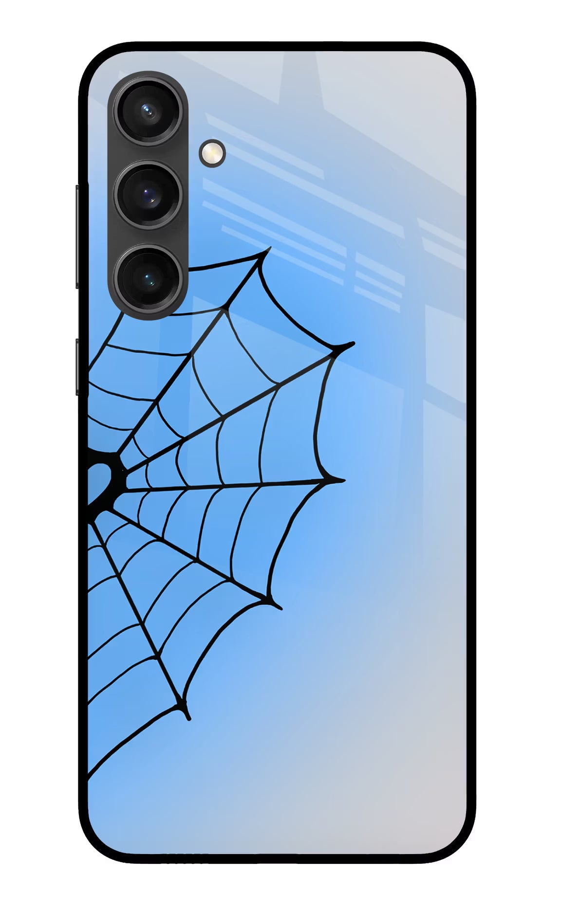 Blue Web Samsung S23 FE 5G Glass Case