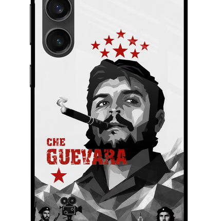 Che Guevara Iconic Samsung S23 FE 5G Glass Case Back Cover by Casekaro