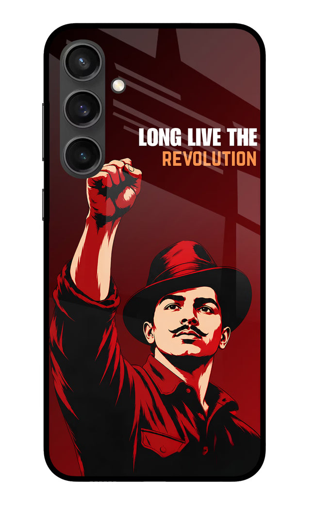 Bhagat Singh Revolution Samsung S23 FE 5G Glass Case
