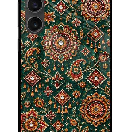Green Pataka Samsung S23 FE 5G Glass Case