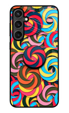 Spiral Pattern Samsung S23 FE 5G Glass Case