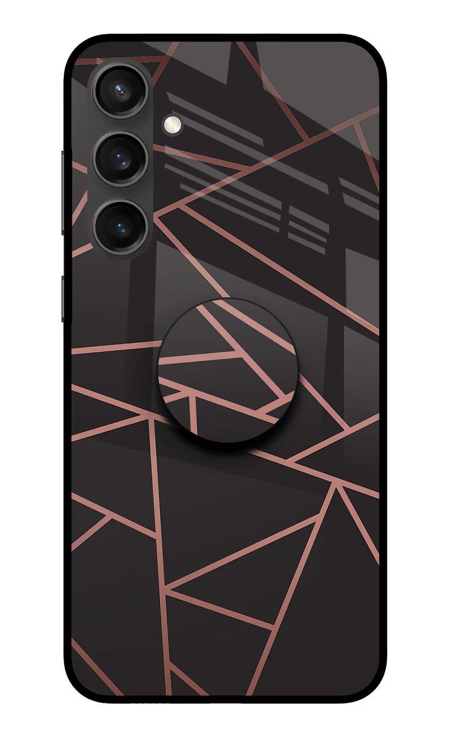 Geometric Pattern Samsung S23 FE 5G Pop Case, Metal case