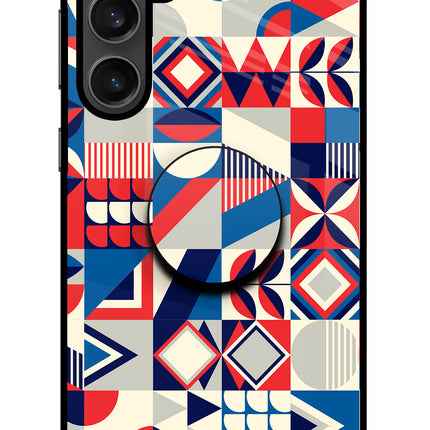 Colorful Pattern Samsung S23 FE 5G Glass Case