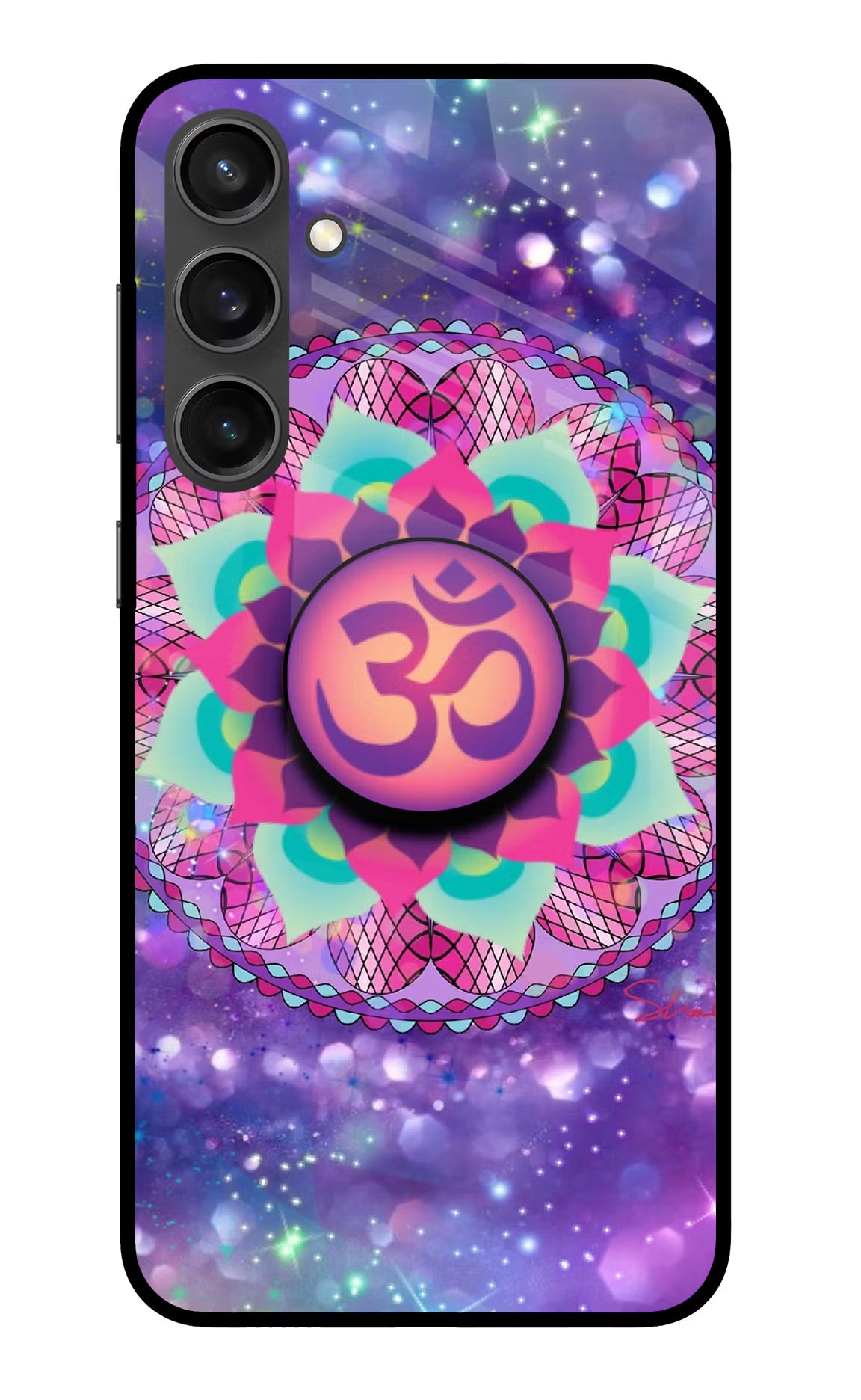 Om Purple Samsung S23 FE 5G Pop Case by Casekaro