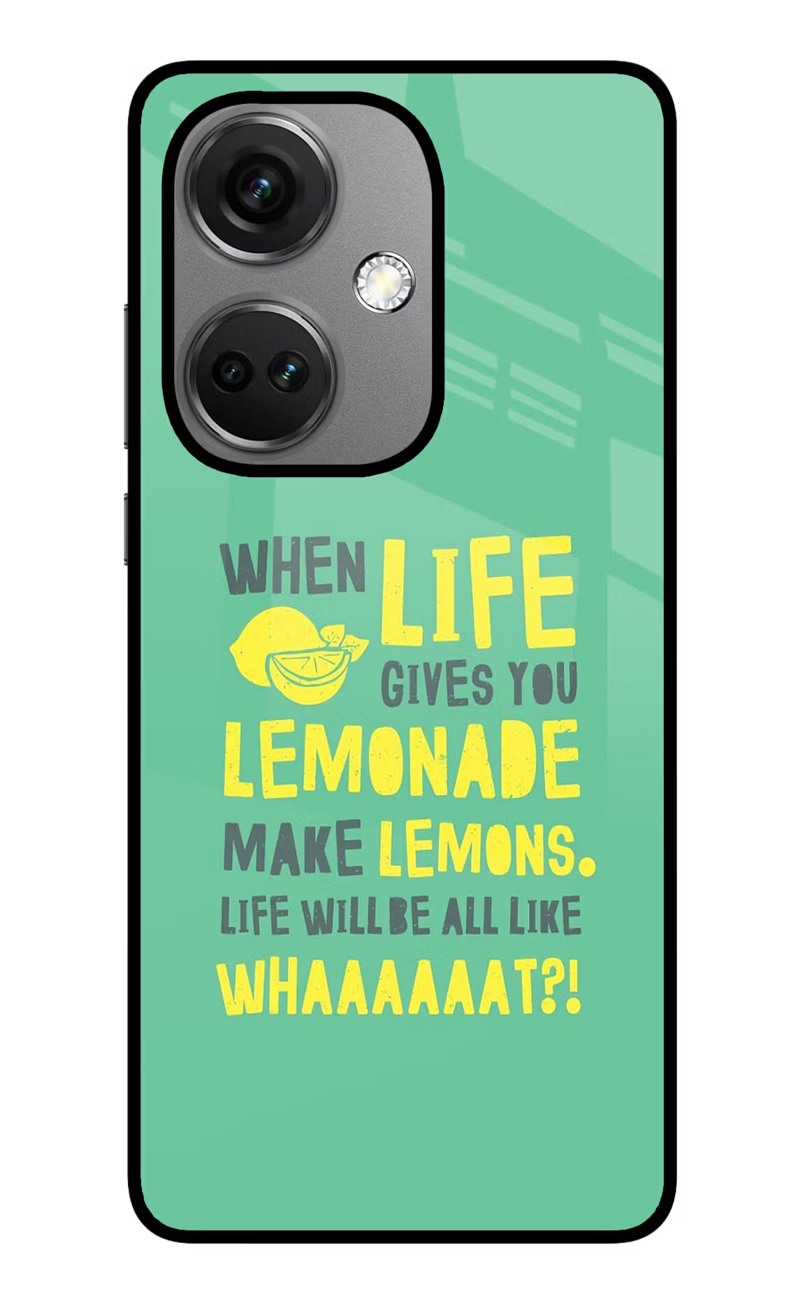 Quote OnePlus Nord CE 3 5G Glass Case Back Cover by Casekaro