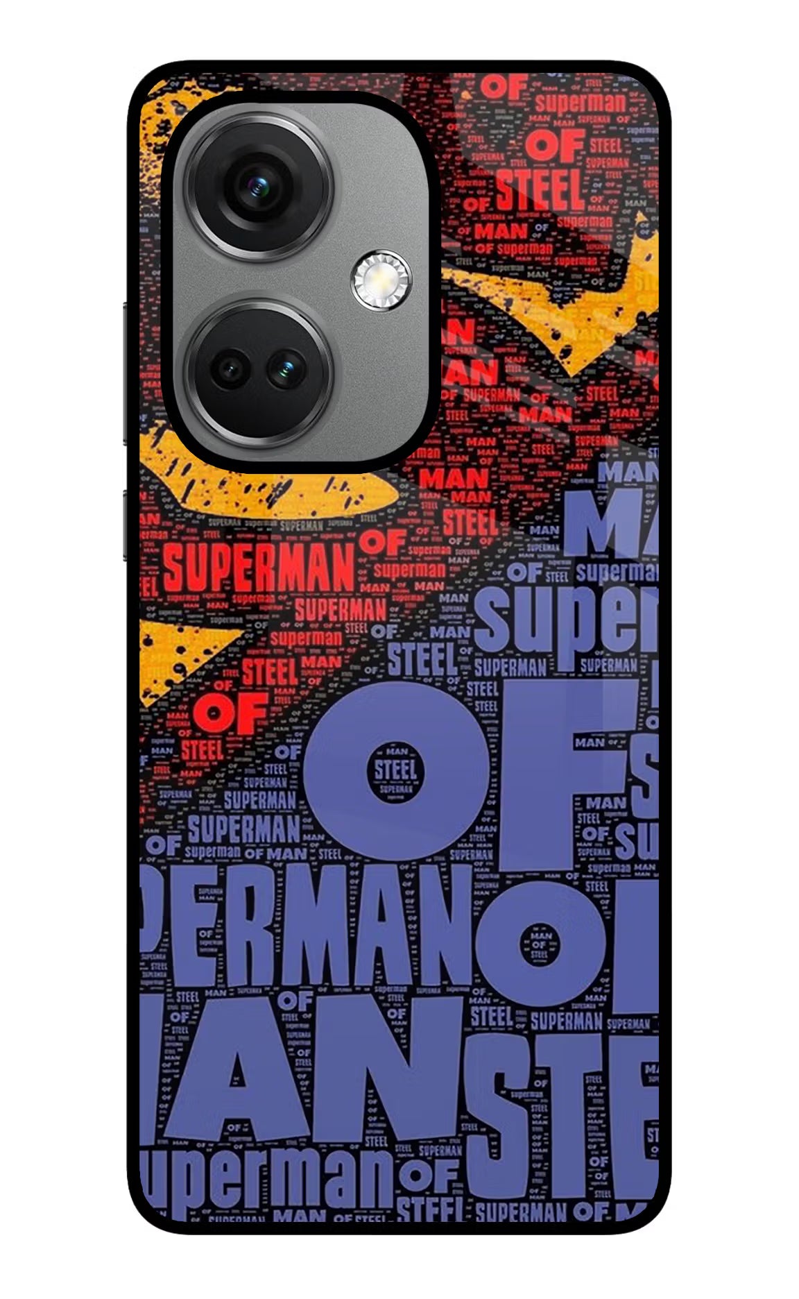 Superman OnePlus Nord CE 3 5G Glass Case Back Cover by Casekaro