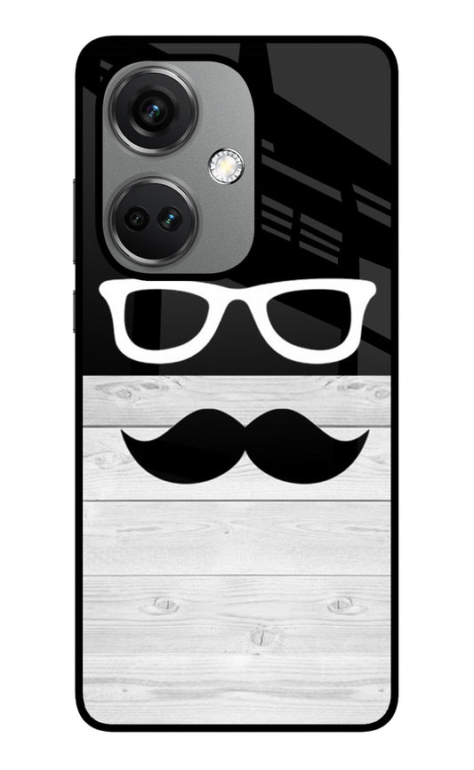 Mustache OnePlus Nord CE 3 5G Glass Case