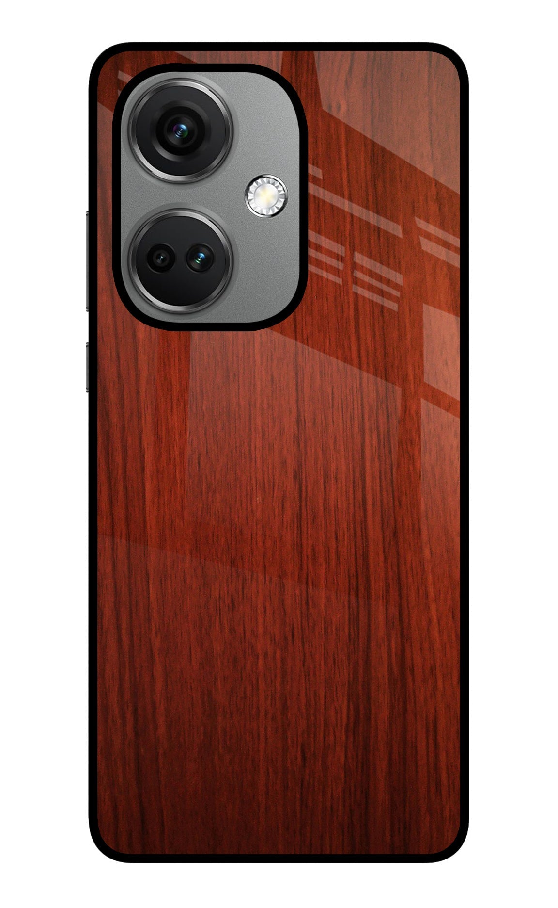 Wooden Plain Pattern OnePlus Nord CE 3 5G Back Cover