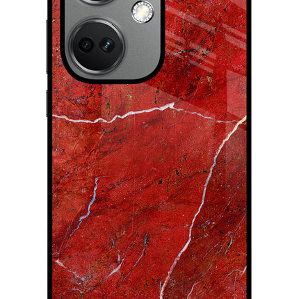 Red Marble Design OnePlus Nord CE 3 5G Glass Case