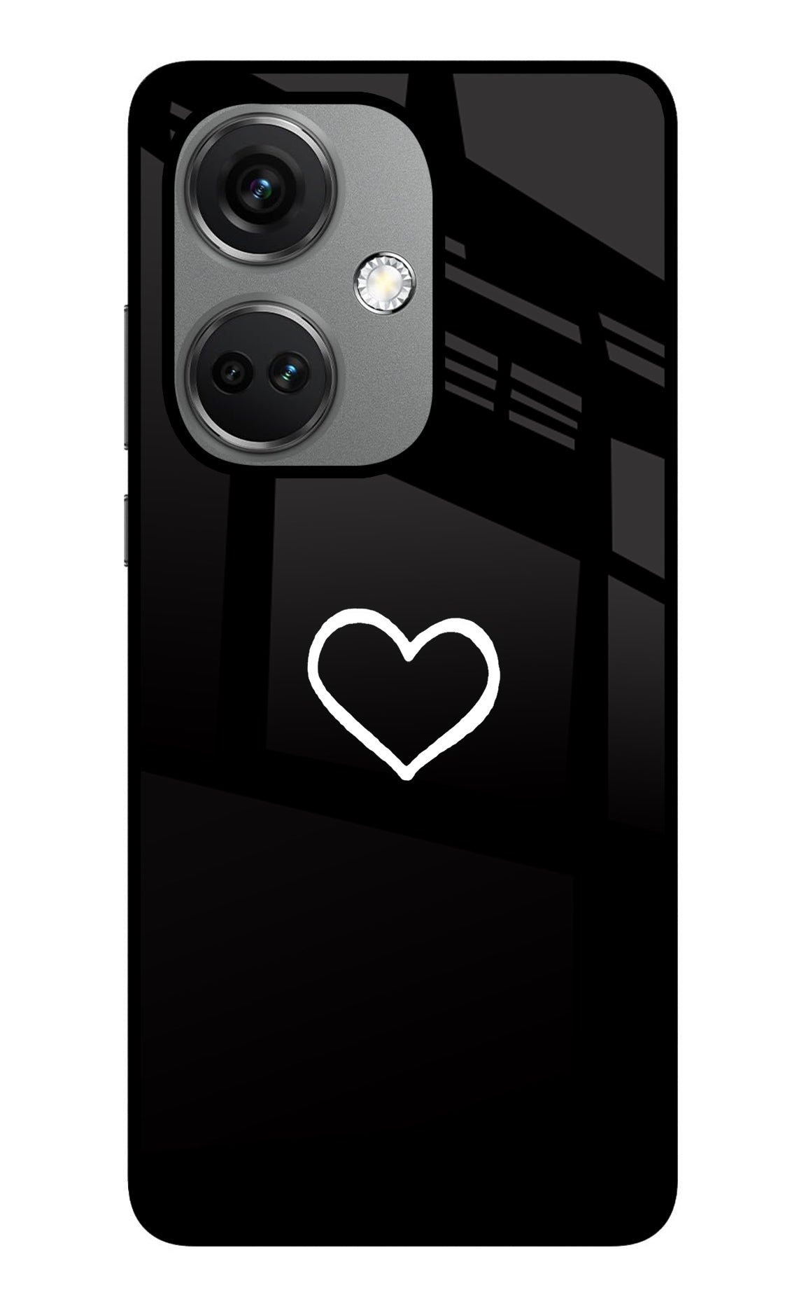 Heart OnePlus Nord CE 3 5G Glass Case
