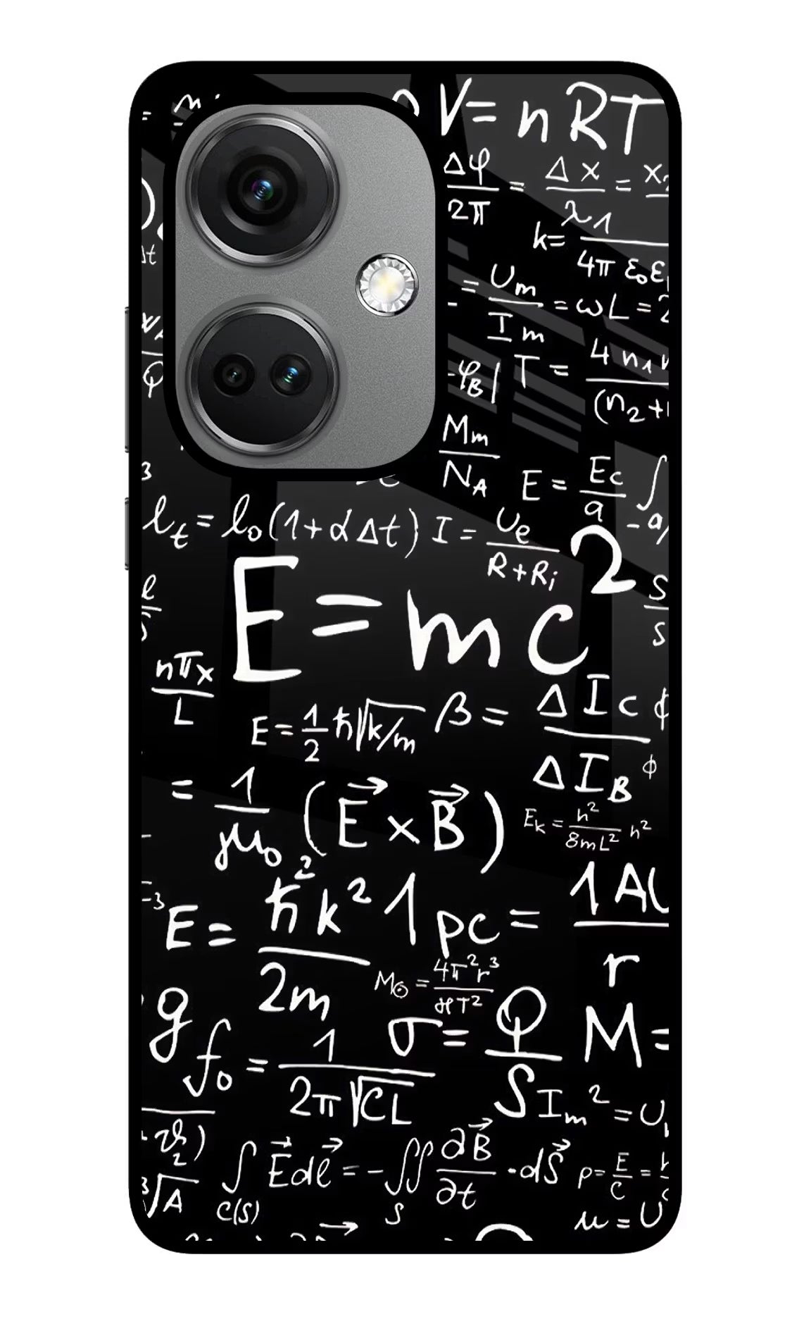 Physics Formula OnePlus Nord CE 3 5G Glass Case Back Cover by Casekaro