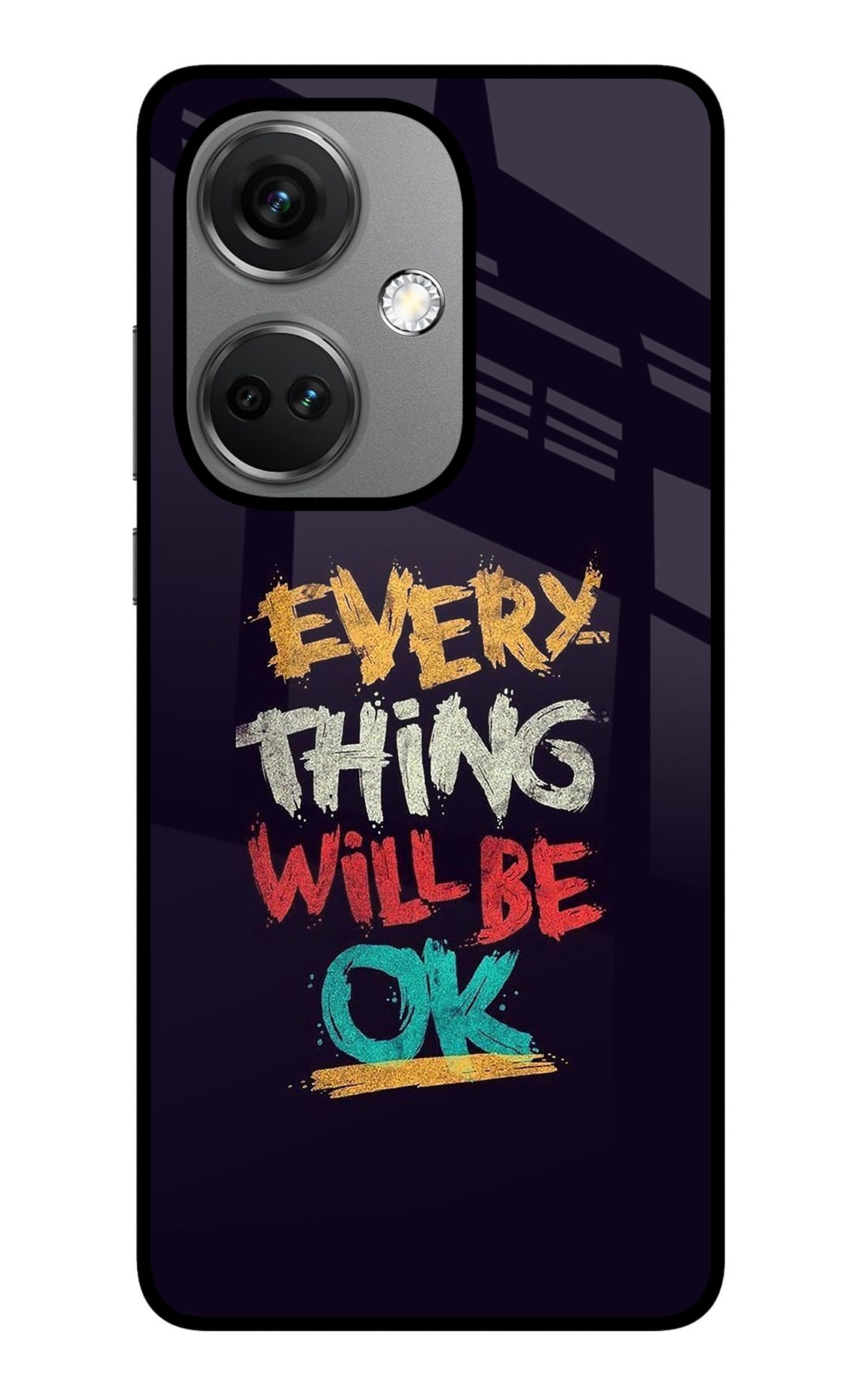 Everything Will Be Ok OnePlus Nord CE 3 5G Glass Case