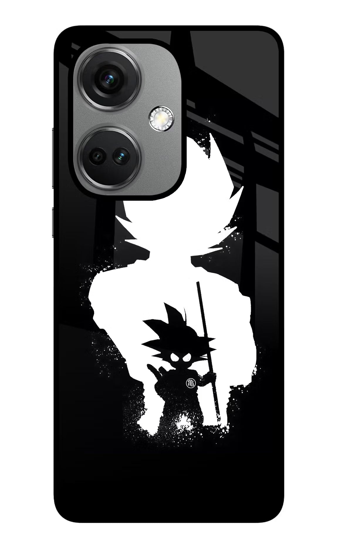 Goku Shadow OnePlus Nord CE 3 5G Glass Case Back Cover by Casekaro