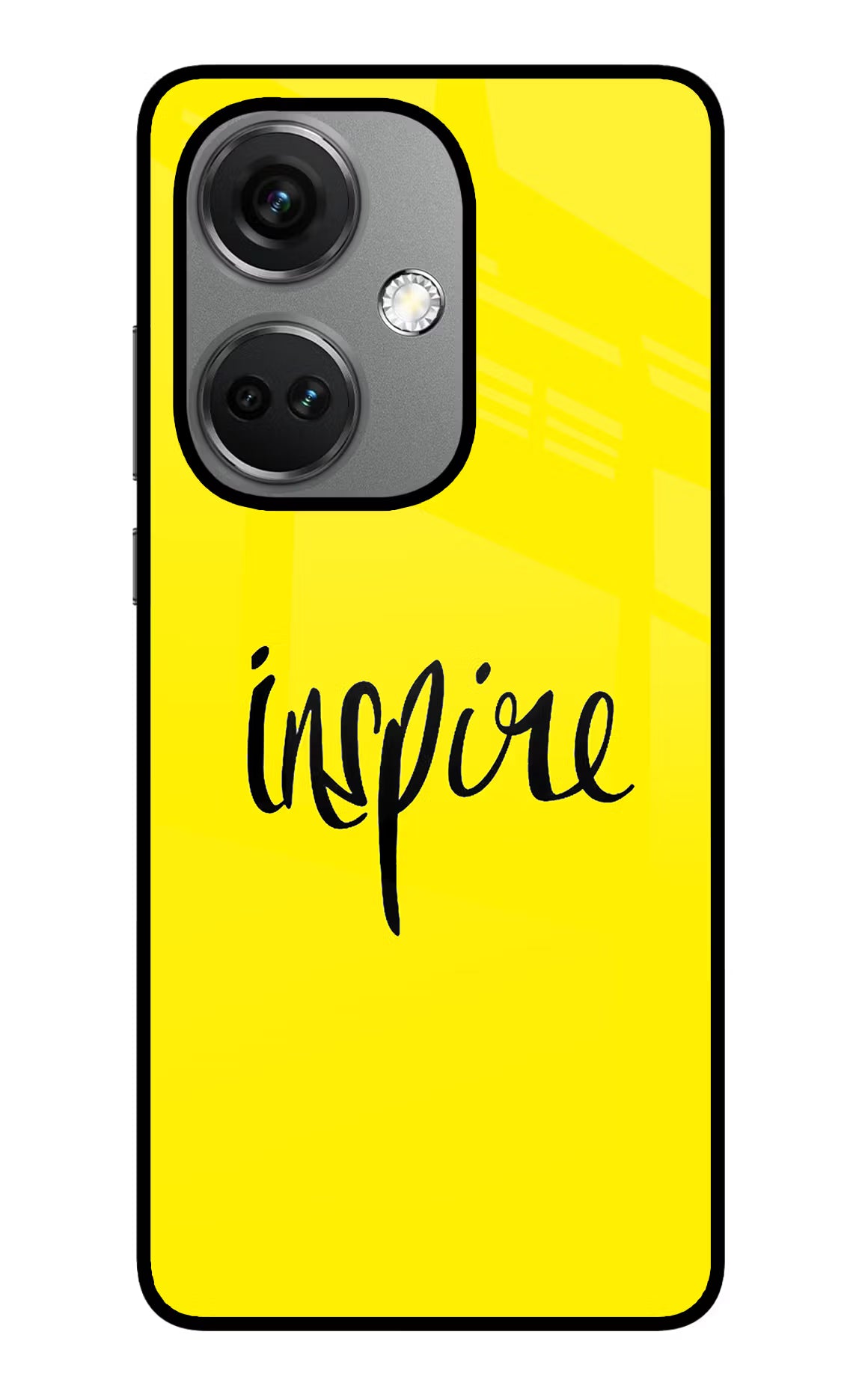 Inspire OnePlus Nord CE 3 5G Glass Case Back Cover by Casekaro