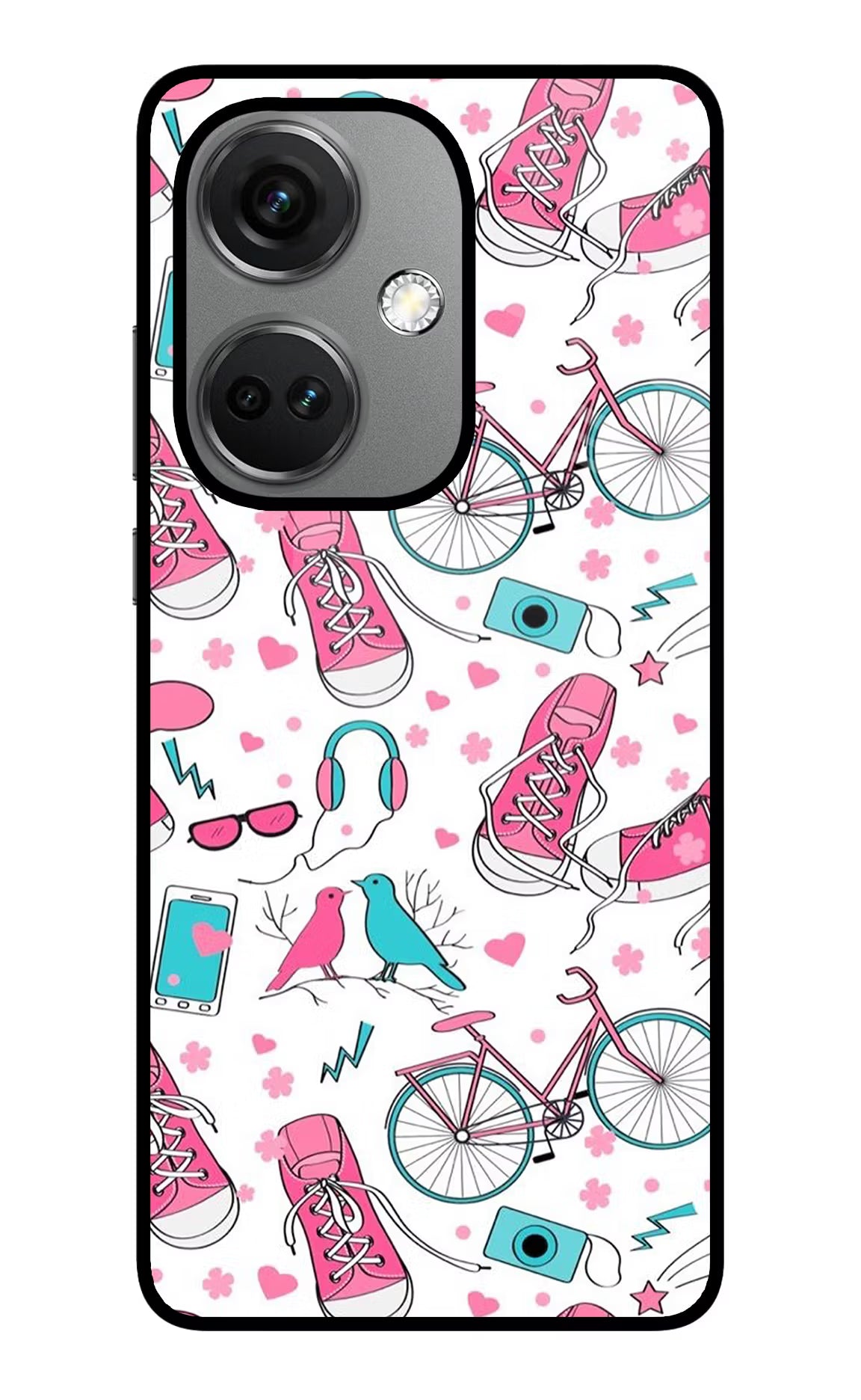 Artwork OnePlus Nord CE 3 5G Glass Case Back Cover by Casekaro